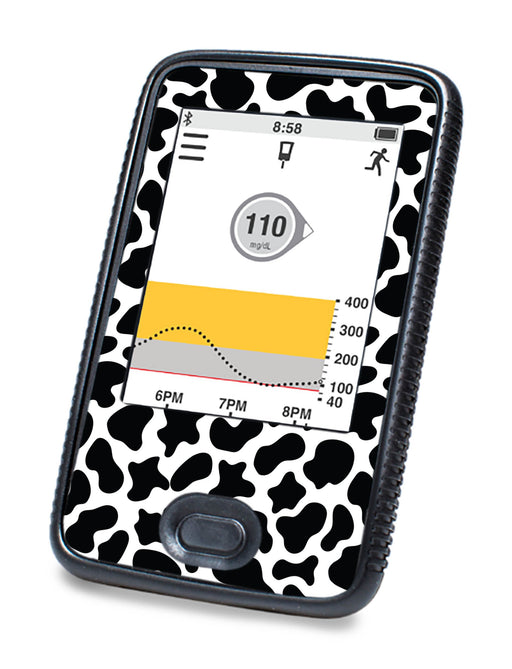 Cow Print For Dexcom G6© Touchscreen Receiver Peelz Continuous Glucose Monitor