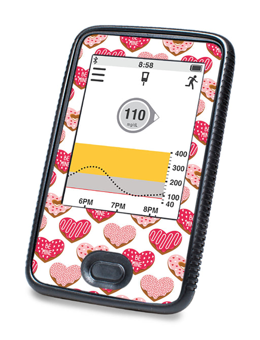 I Heart Donuts For Dexcom G6© Touchscreen Receiver Peelz Continuous Glucose Monitor