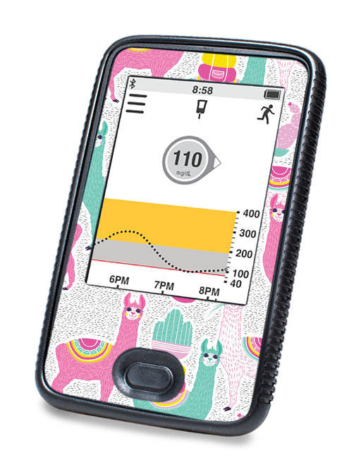 Llamas For Dexcom G6© Touchscreen Receiver Peelz Continuous Glucose Monitor