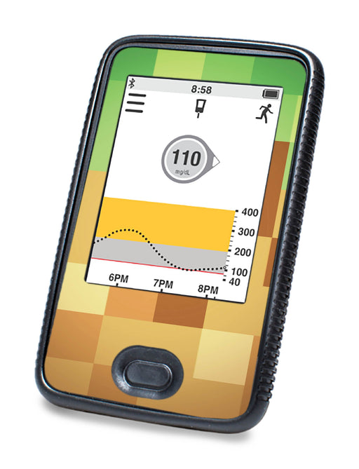 Pixelated Gamer For Dexcom G6© Touchscreen Receiver Peelz Continuous Glucose Monitor