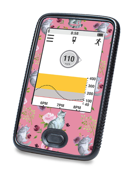 Spring Cats For Dexcom G6© Touchscreen Receiver Peelz Continuous Glucose Monitor