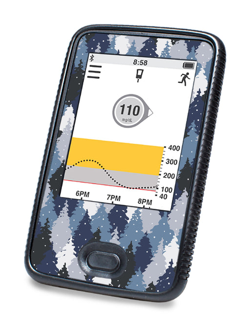 Winter Forest For Dexcom G6© Touchscreen Receiver Peelz Continuous Glucose Monitor