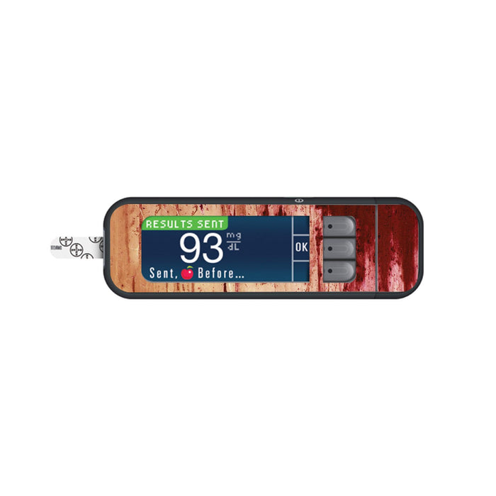 Bloody Skin For Bayer Contour Next Glucometer Peelz Meters