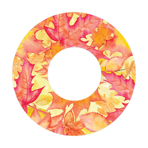 Fall Leaves Patch+ Tape Designed for the FreeStyle Libre 2 - Pump Peelz