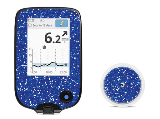 Blue Confetti Freestyle Libre Receiver + Sensor Libre