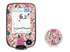 Peach Floral For Freestyle Libre Receiver + Sensor Libre