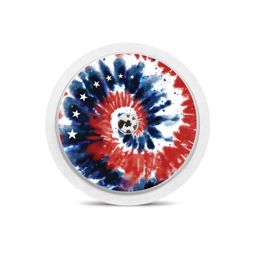 Patriotic Tie Dye Freestyle Libre 2 - Pump Peelz