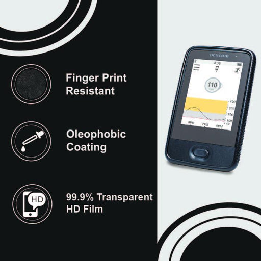 Tempered Glass Screen Protector Designed For Dexcom G6 Touchscreen Receiver
