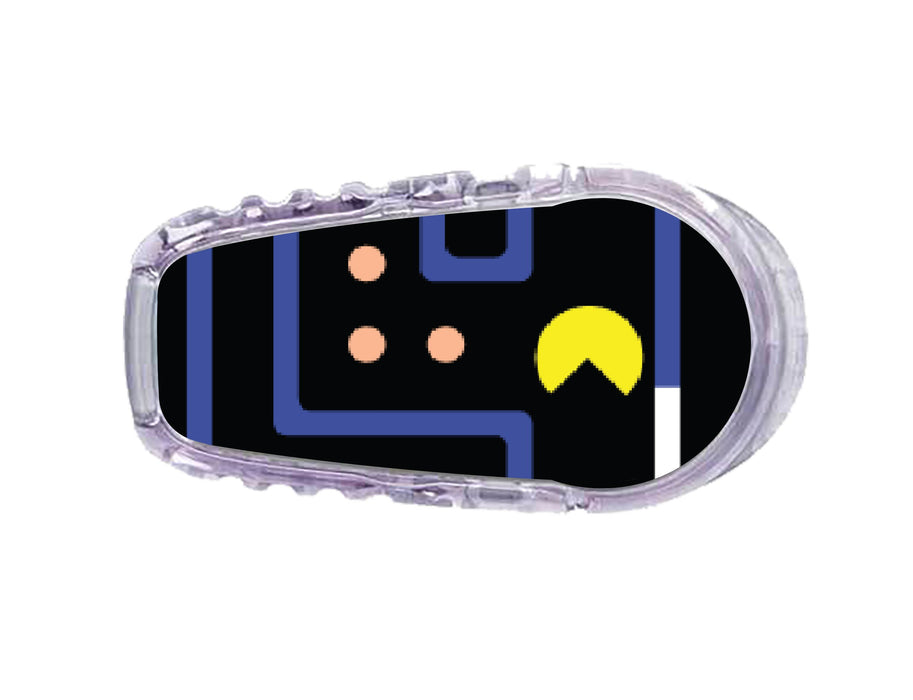 Pac-Man Inspired Dexcom Transmitter Stickers Peelz For