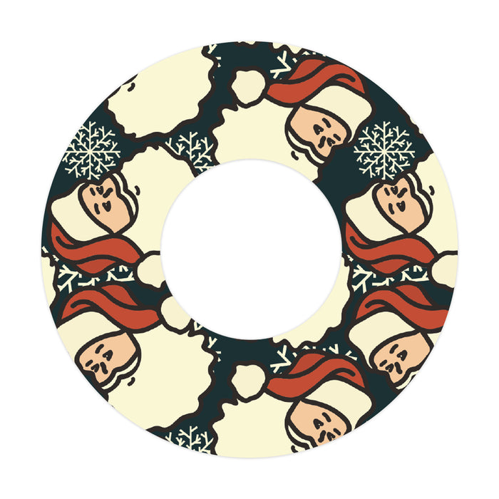 Kris Kringle Patch+ Tape Designed for the FreeStyle Libre 2