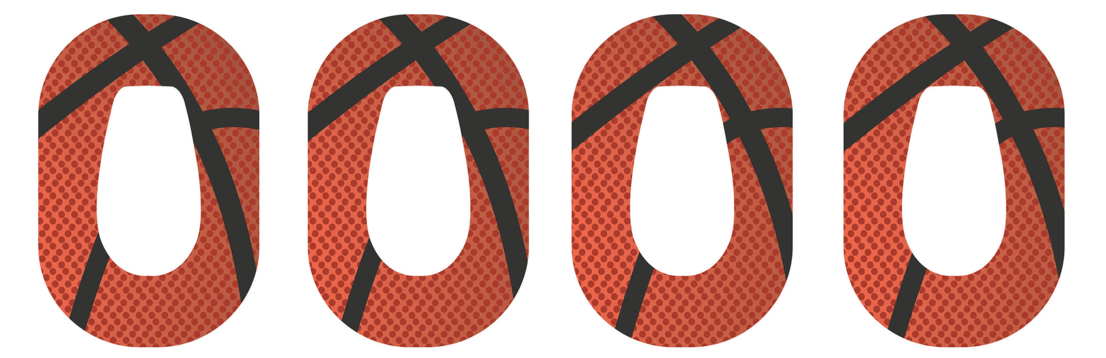 Basketball For Patch+ Dexcom G6 Tape 4-Pack