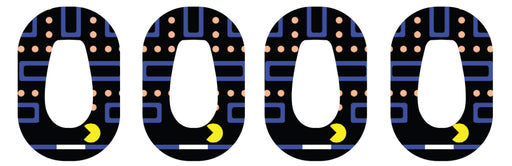 Pac-Man Inspired For Patch+ Dexcom G6 Tape 4-Pack
