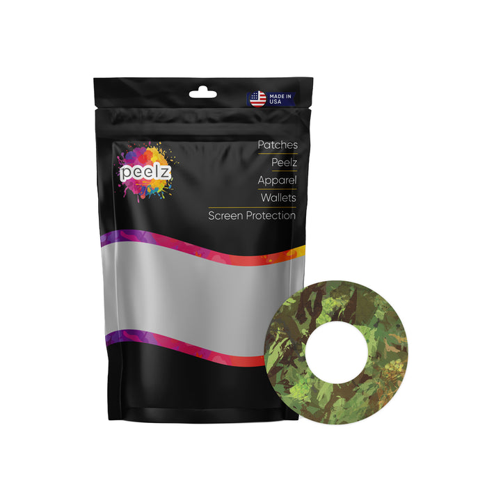 Hunting Camo Patch+ Tape Designed for the FreeStyle Libre 2 - Pump Peelz