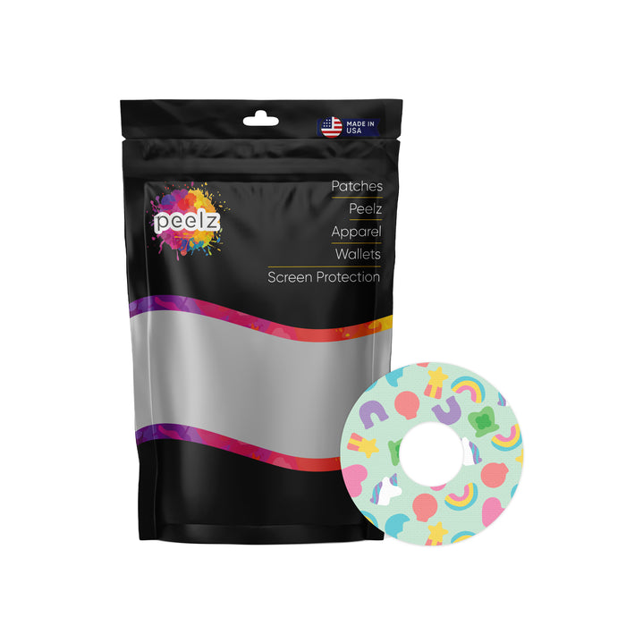 Marshmallow Charms Patch+ Tape Designed for the FreeStyle Libre 3 - Pump Peelz