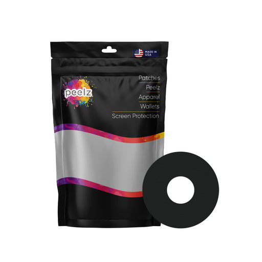 Black Patch+ Tape Designed for the FreeStyle Libre 3 - Pump Peelz