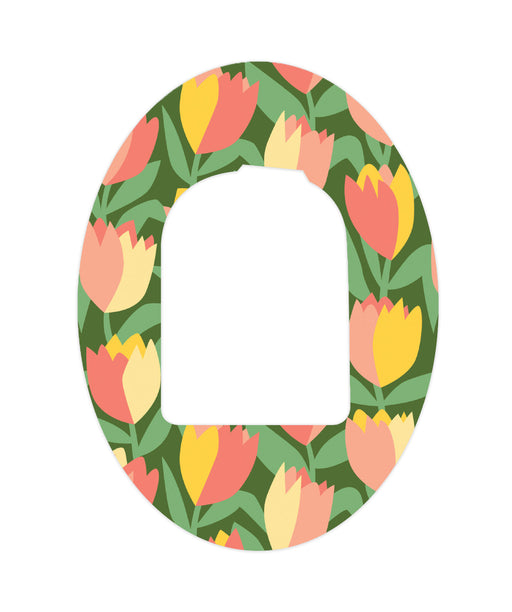 Tons Of Tulips Patch+ Omnipod Tape 1-Pack