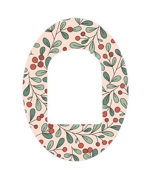 Holly Berries Patch+ Omnipod Tape - Pump Peelz