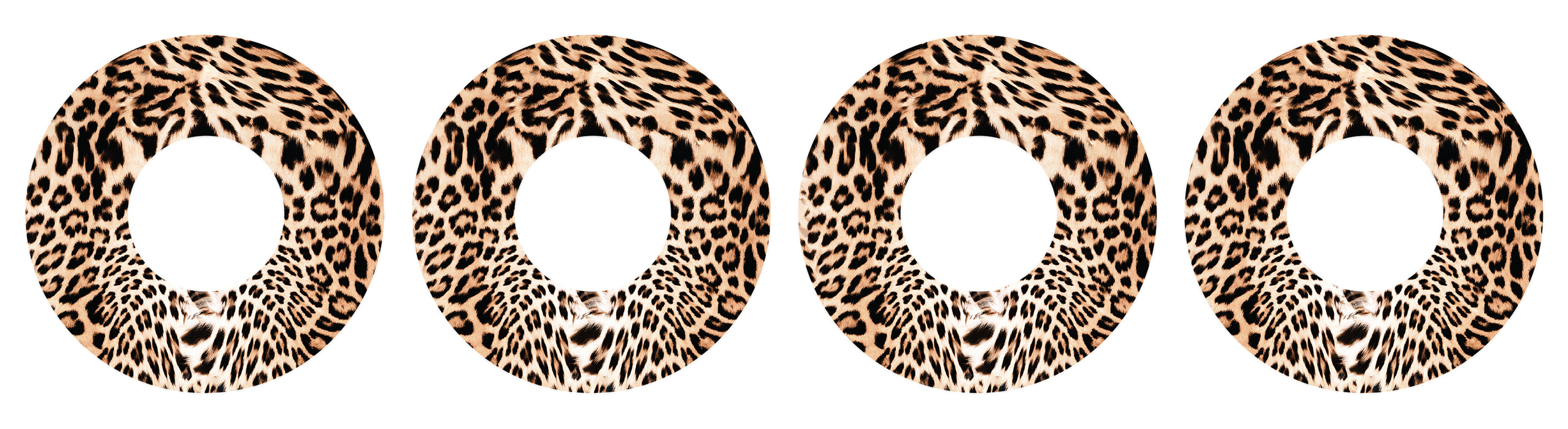 Leopard Print Patch+ Tape Designed for the FreeStyle Libre 2 - Pump Peelz