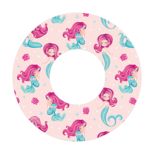 Lovely Mermaids Patch+ Tape Designed for the FreeStyle Libre 2 - Pump Peelz