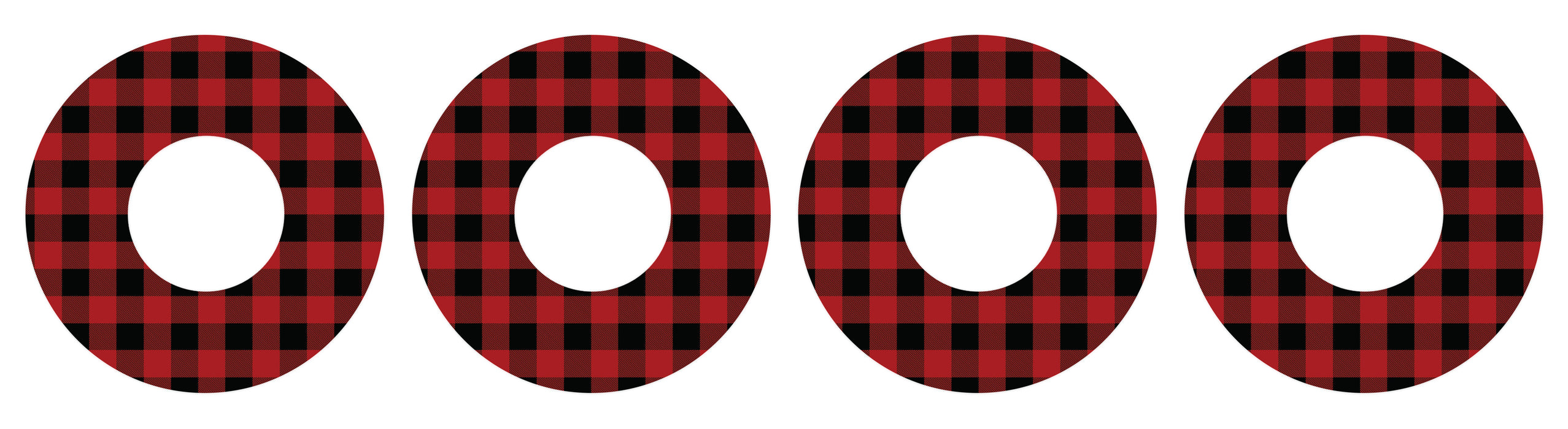 Lumberjack Flannel Patch+ Tape Designed for the FreeStyle Libre 2