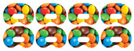 M&m Inspired Patch+ Medtronic Cgm Tape 4-Pack