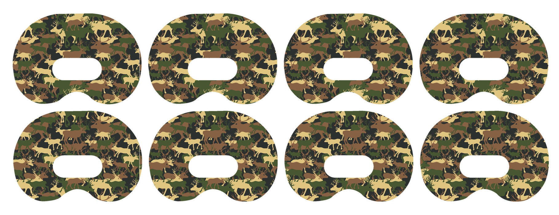 Reindeer Camo Patch+ Medtronic Cgm Tape 4-Pack