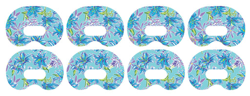 Azul Flowers Patch+ Medtronic Cgm Tape 4-Pack