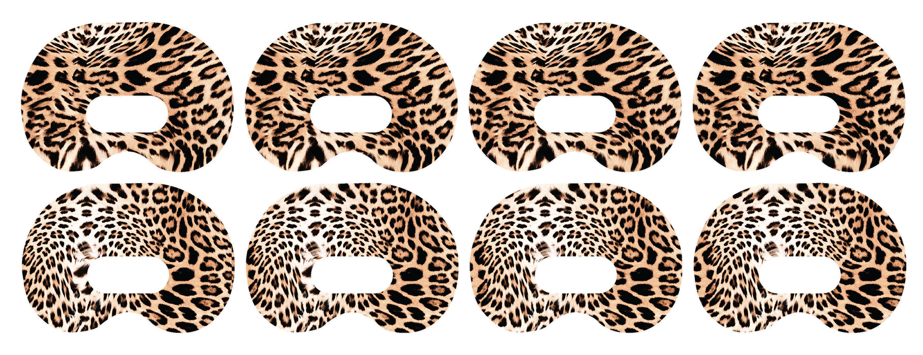 Leopard Print Patch+ Medtronic Cgm Tape 4-Pack