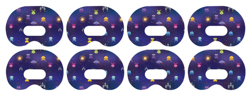 Space Invaders Patch+ Medtronic Cgm Tape 4-Pack