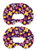 Purple Floral Patch+ Medtronic Cgm Tape 1-Pack