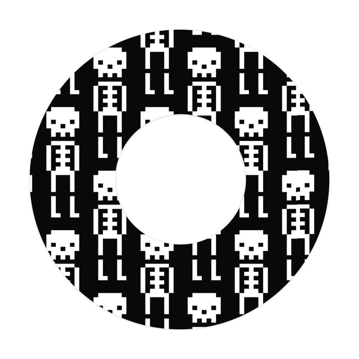 Minecraft Skeletons Patch+ Tape Designed for the FreeStyle Libre 2