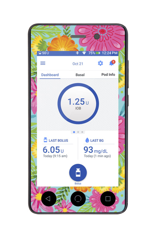 May Flowers Omnipod Dash Peelz For Pdm