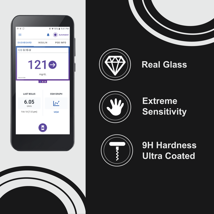 Tempered Glass Screen Protector for Omnipod 5™ PDM