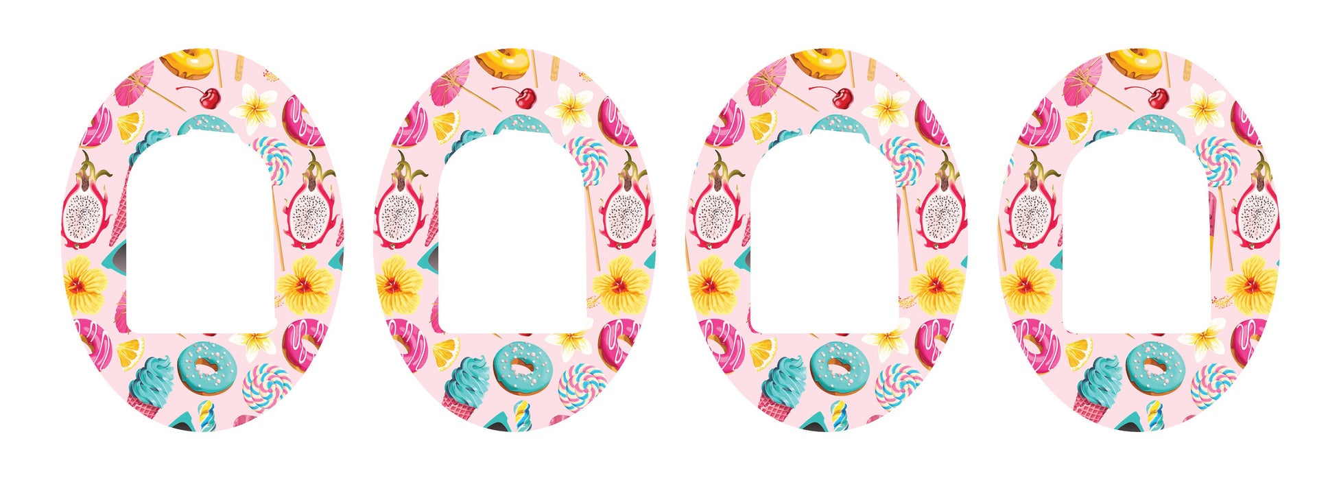 Summer Sweets Patch+ Omnipod Tape 4-Pack