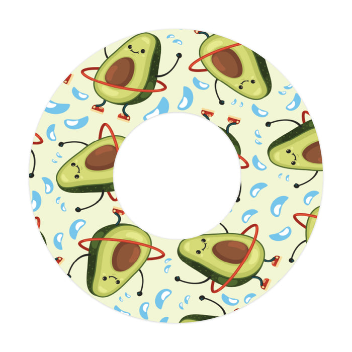 Avocados Patch+ Tape Designed for the FreeStyle Libre 2