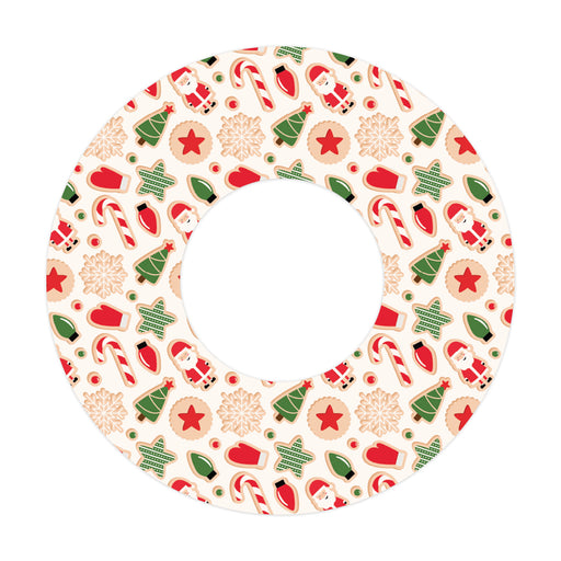 Christmas Cookies Patch+ Tape Designed for the FreeStyle Libre 2 - Pump Peelz
