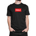 Peelz Color Block Mens T-Shirt S / Black Cotton Shirts