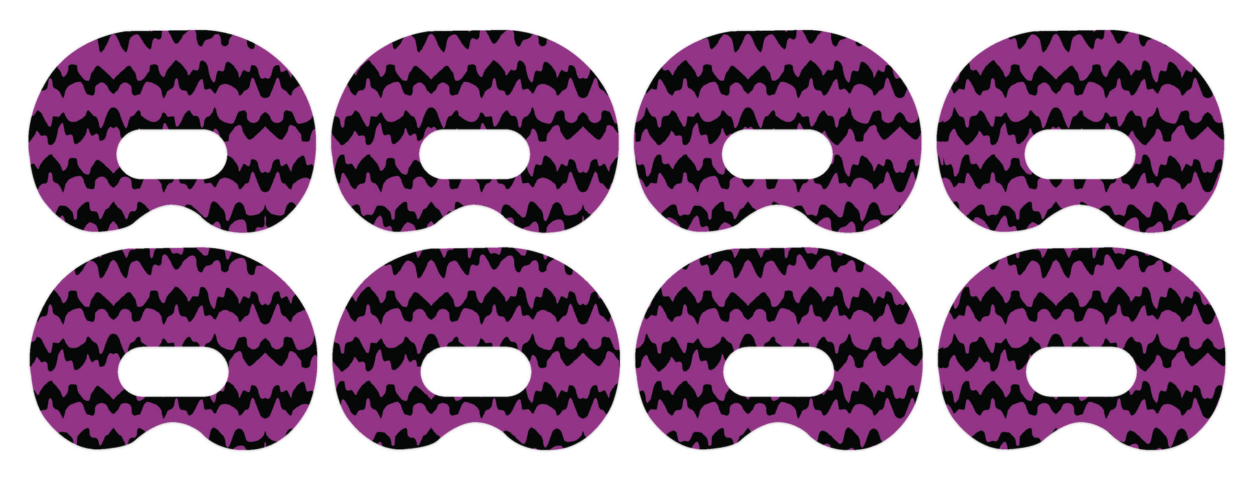 Purple Zigzag Hypoallergenic Patch Pro