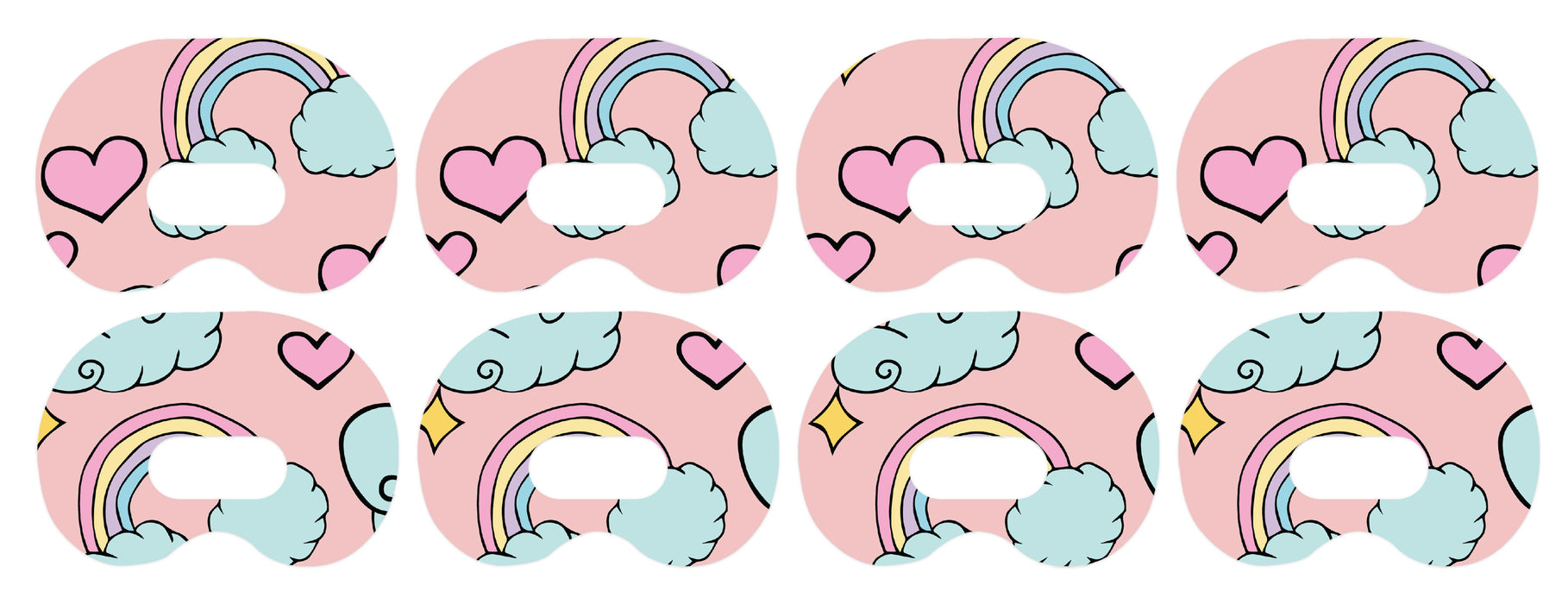 Rainbow Clouds Hypoallergenic Patch Pro