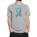 Diabetes Awareness Ribbon Adult T-Shirt - Pump Peelz