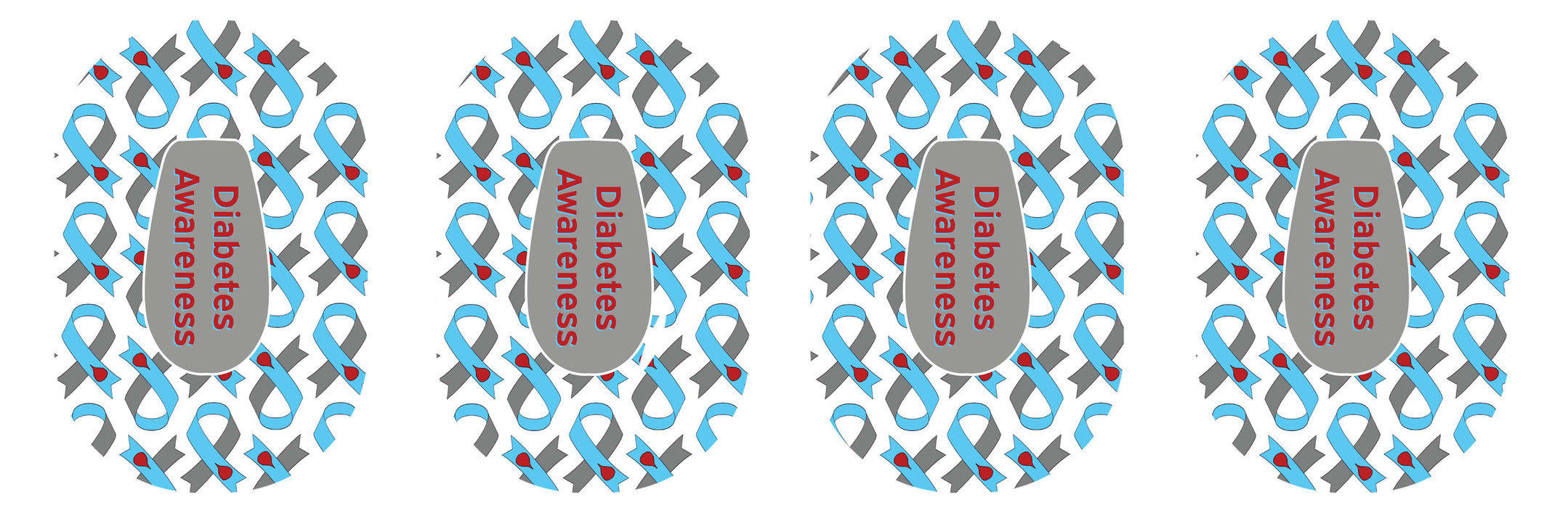 Support Patch Diabetes Awareness Ribbon Patch+ Tape