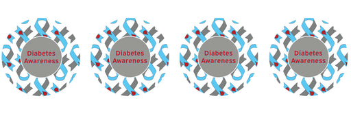 Support Patch Diabetes Awareness Ribbon Patch+ Tape - Pump Peelz