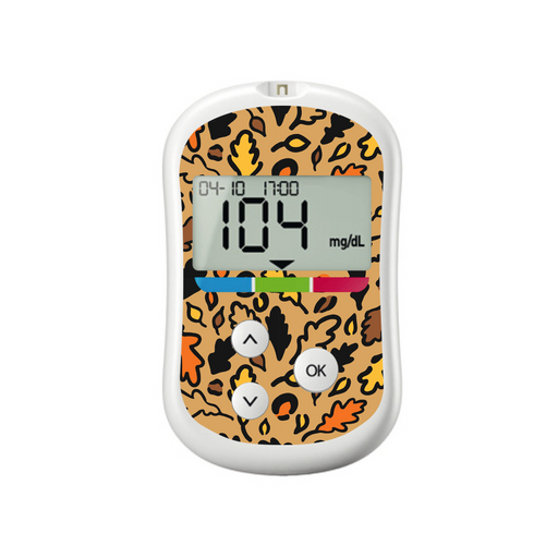 Falling Leaves for OneTouch Verio Flex Glucometer - Pump Peelz