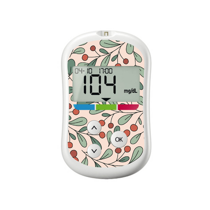 Holly Berries for OneTouch Verio Flex Glucometer - Pump Peelz