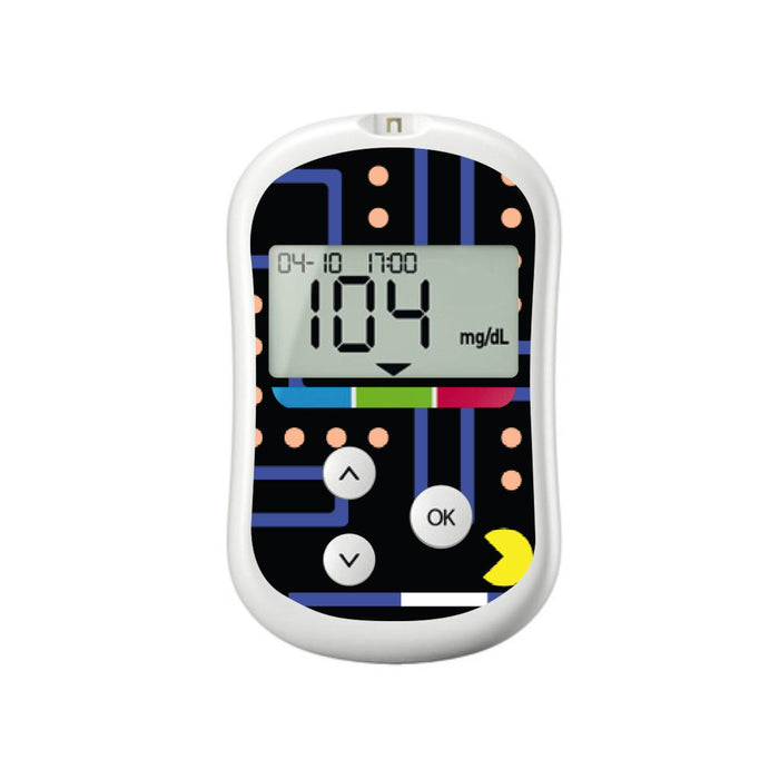 Pac-Man Inspired For Onetouch Verio Flex Glucometer Peelz
