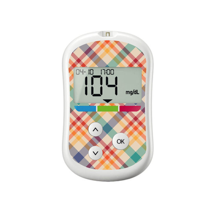 Sweater Weather Plaid For Onetouch Verio Flex Glucometer Peelz