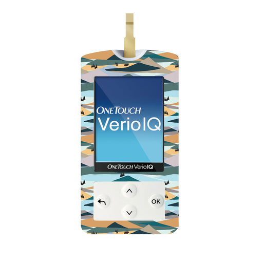Scenic Mountains for OneTouch Verio IQ Glucometer - Pump Peelz