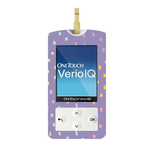 Purple Pastel for OneTouch Verio IQ Glucometer - Pump Peelz