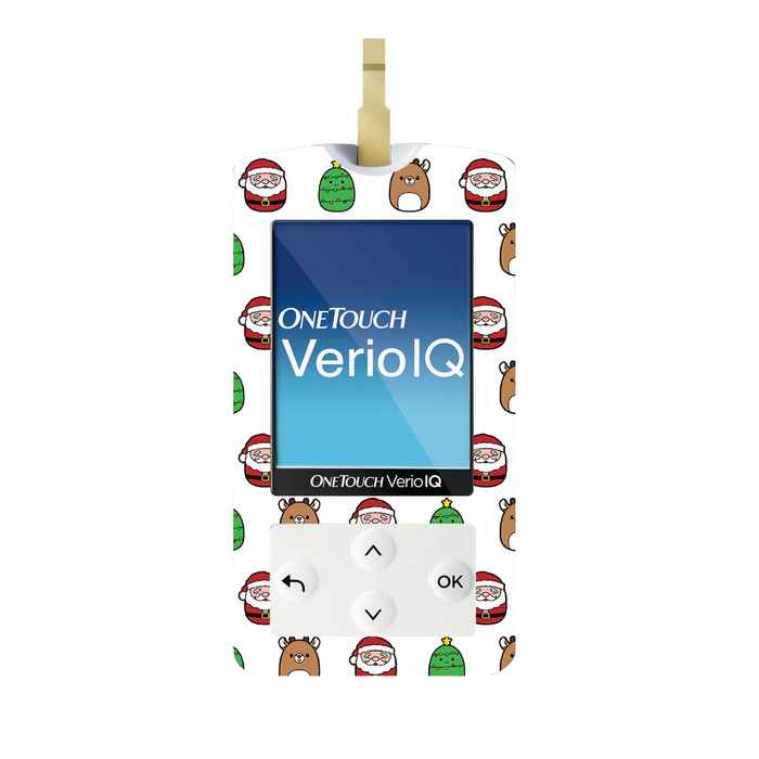 Holiday Squishies for OneTouch Verio IQ Glucometer - Pump Peelz