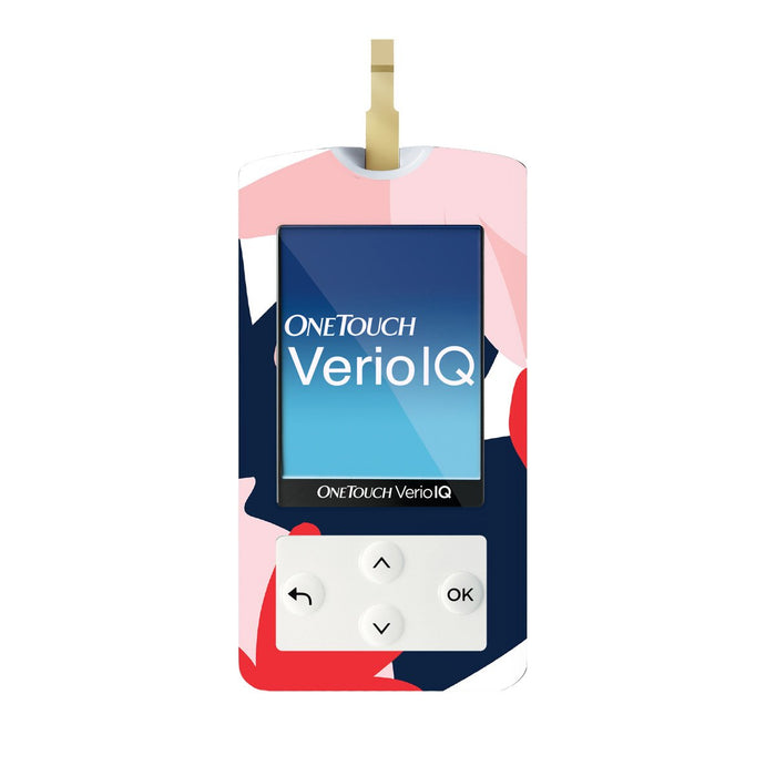 Abstract Flower For Onetouch Verio Iq Glucometer Peelz Verioiq